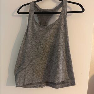 Swiftly Gray Racerback Tank Top